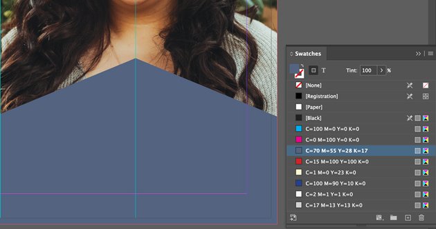 Create a shape in indesign