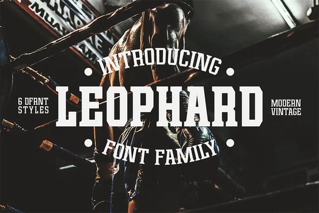 Leophard College Font Photoshop