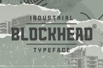 Blockhead Sweatshirt Font
