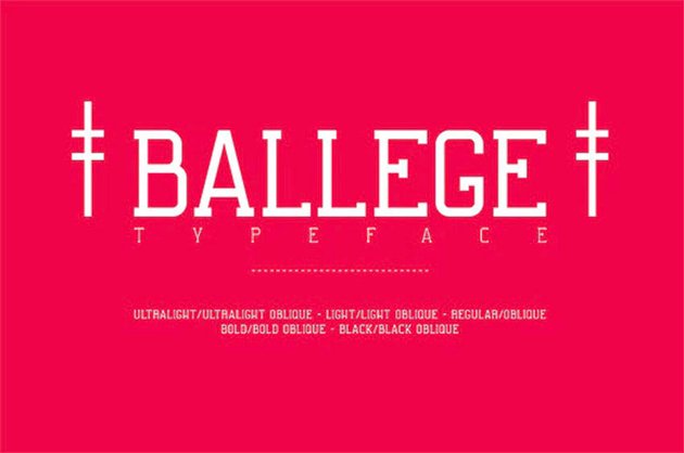 Ballege College Font Photoshop