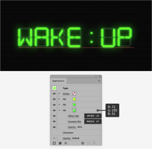 digital clock blur