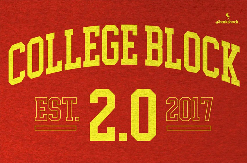 College Block Font