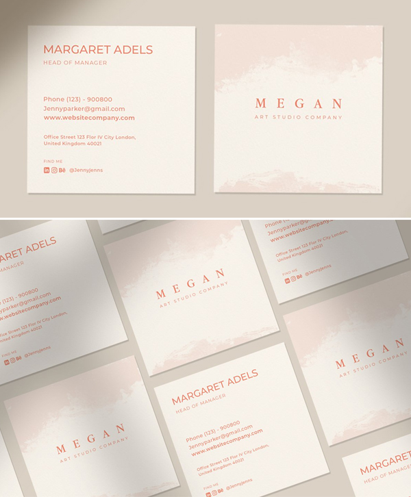 Megan Business Card Design