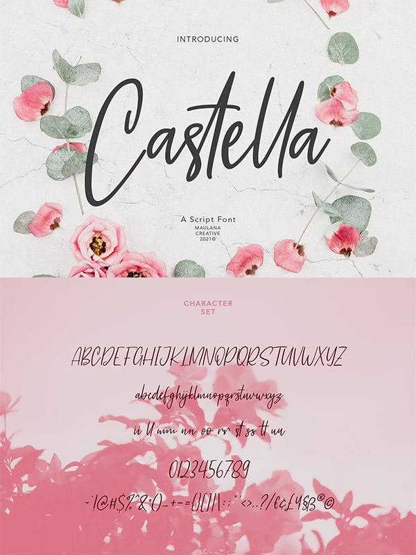 Castella Script Font