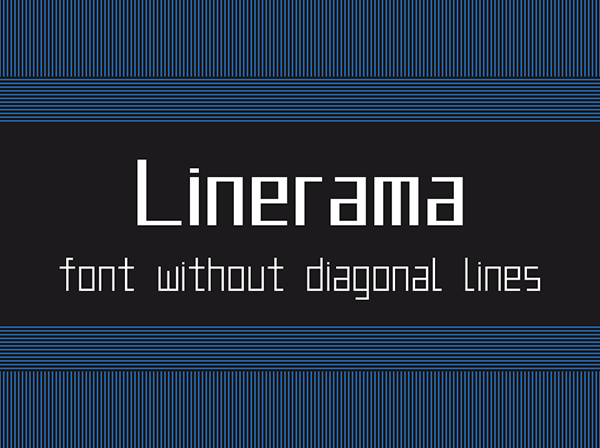 Linerama Free Font