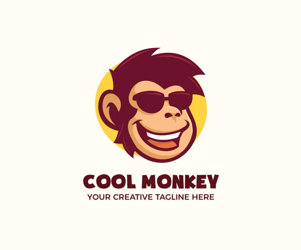 Cool Monkey Logo Design