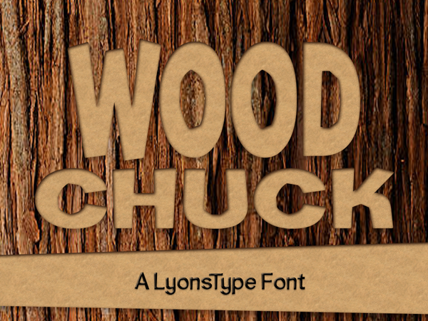 Woodchuck Free Font