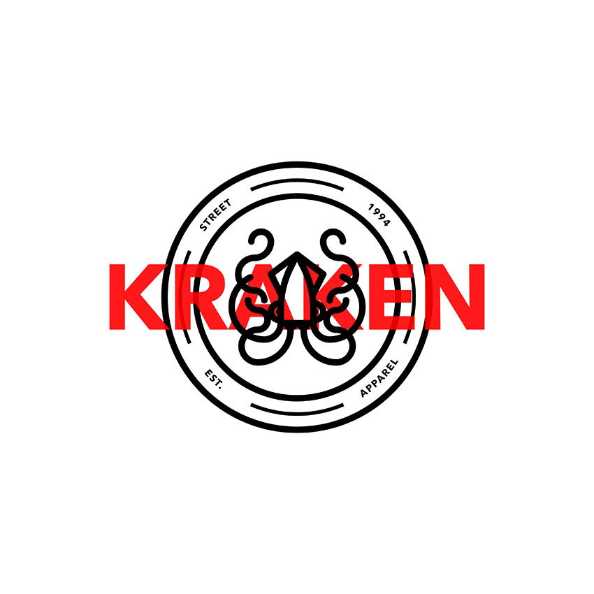Kraken Logo Design