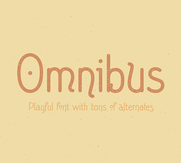 Omnibus Free Font