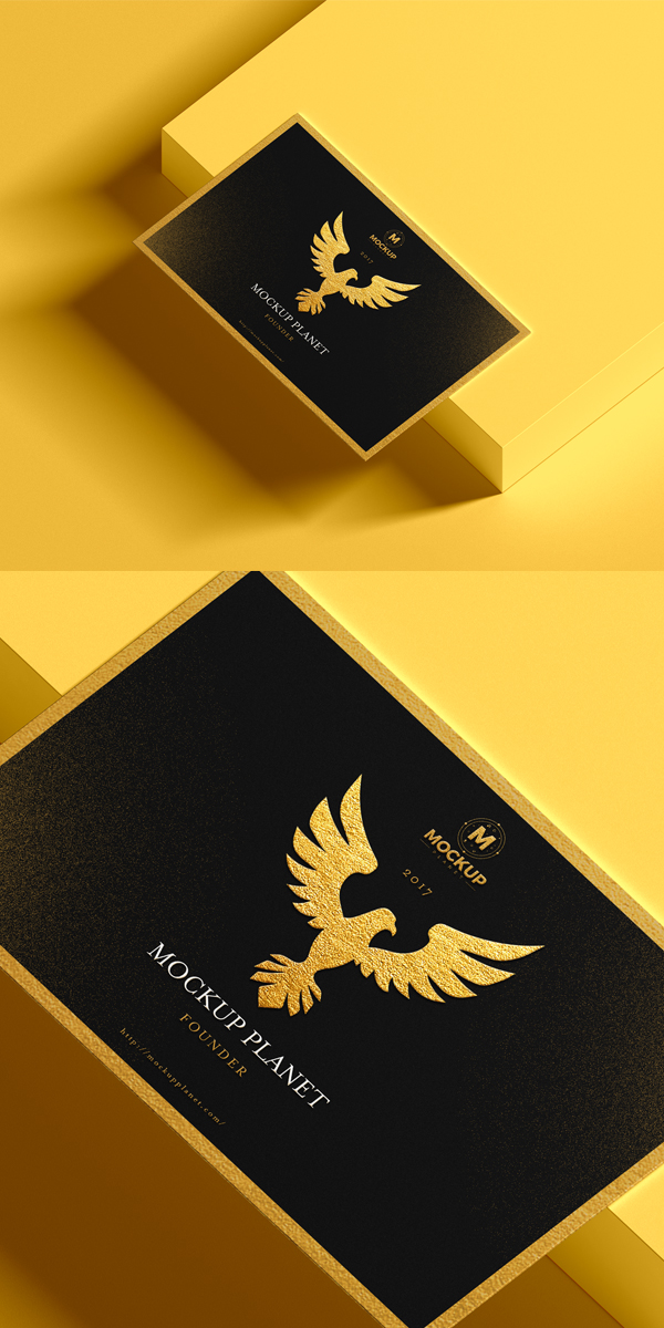 Free Brand Business Card Mockup