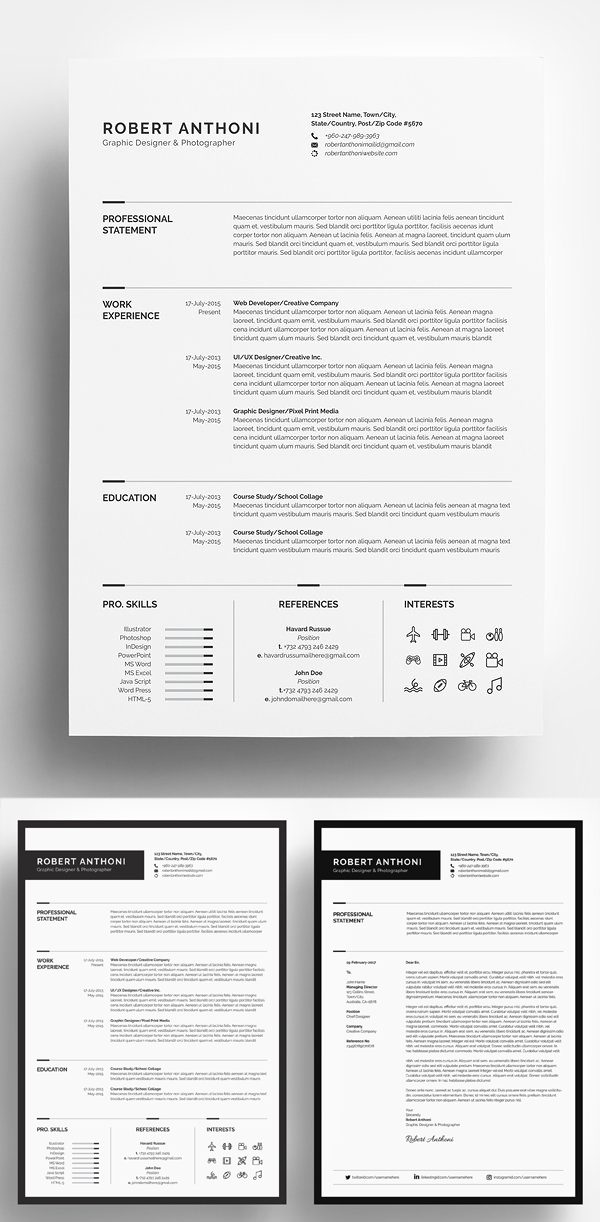 High Class & Professional Resume Template