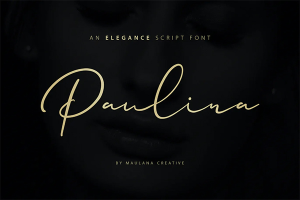 Paulina Elegance Script Font