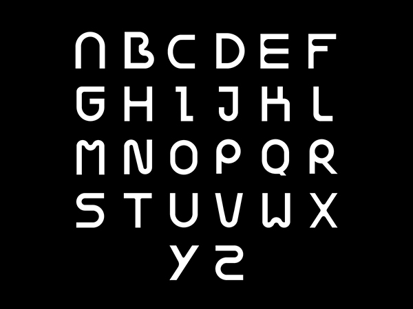 Futuristic Display Font