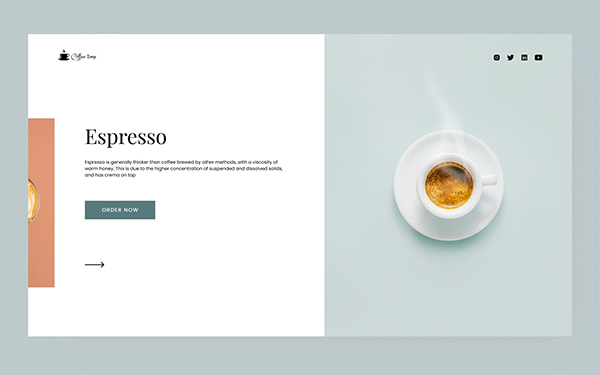 Espresso Landing Page