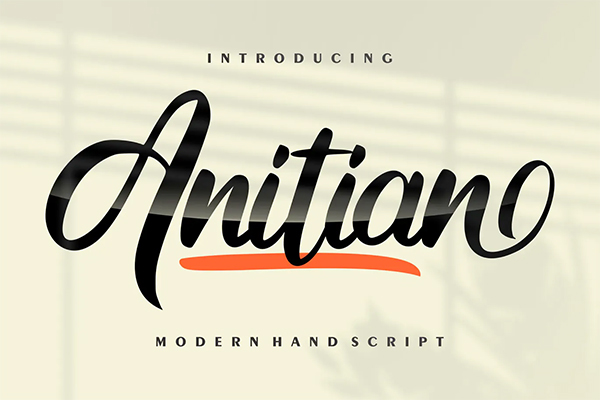 Modern Hand Script Font