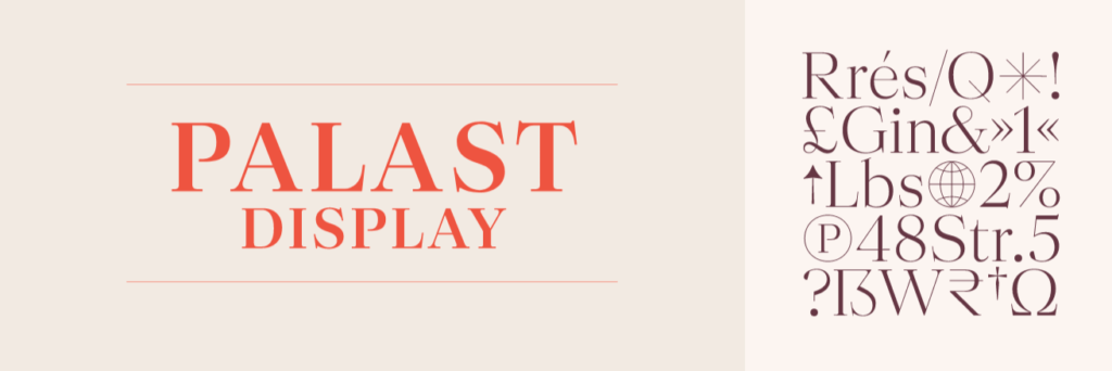 Palast Display - best new fonts December 2021