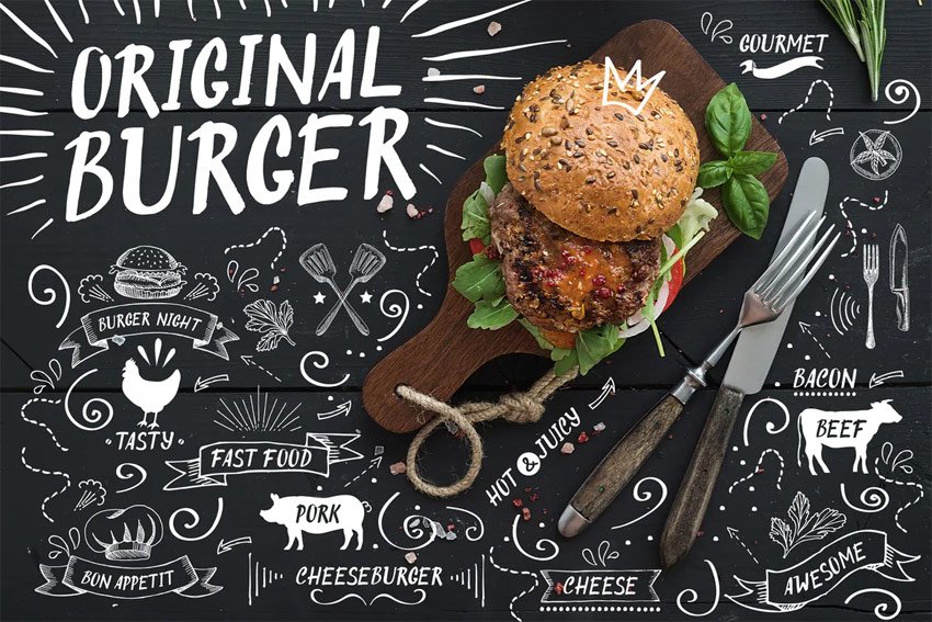 original burger font