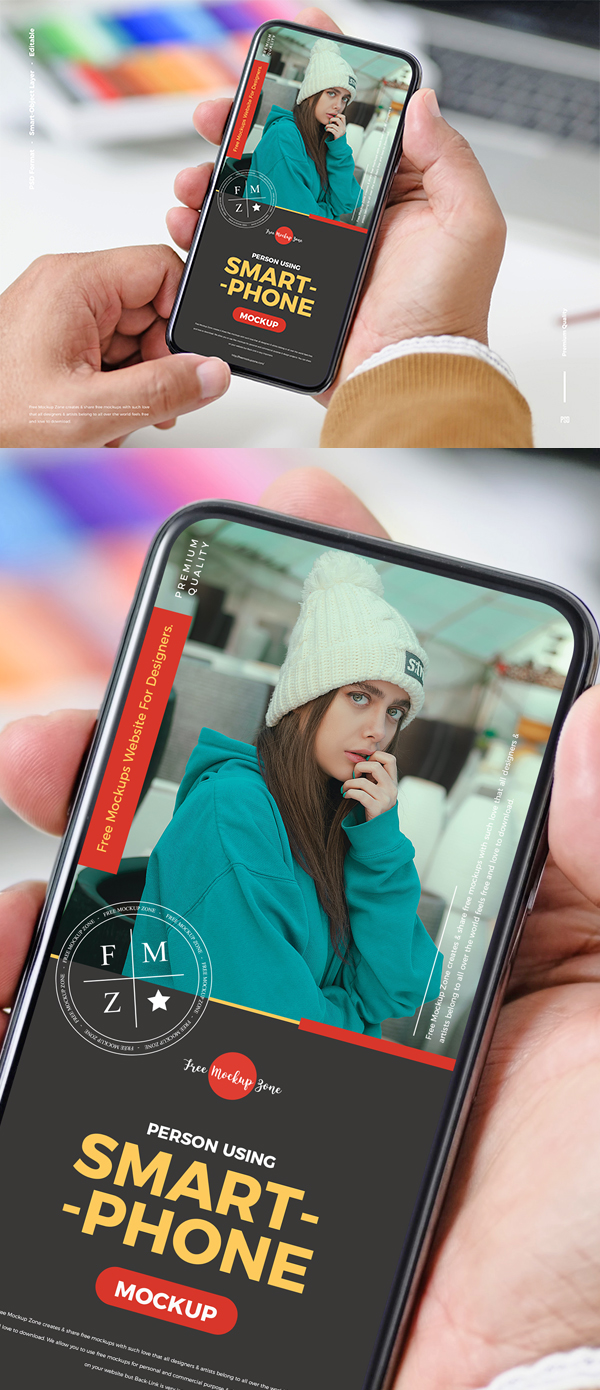 Free Premium Smartphone Mockup