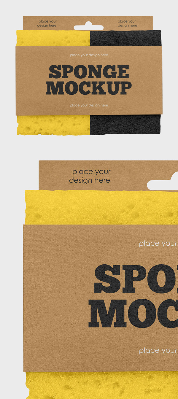 Free Sponge Mockup