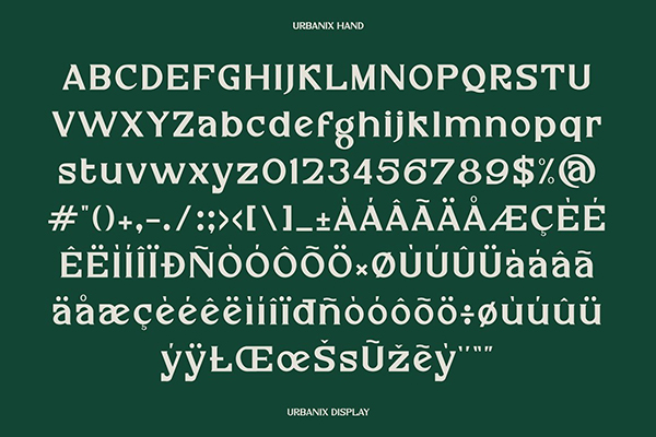 Urbanix Serif Font