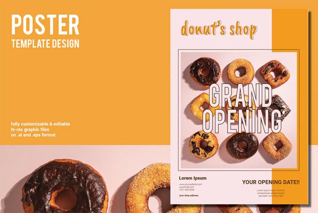 Donut and Bakery Poster