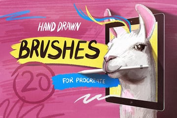 Hand Drawn Brushes for Procreate