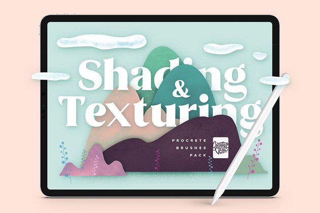 Shading and Texture Procreate Brushes