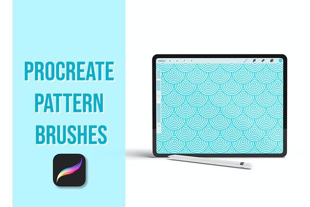 Procreate Pattern Brushes - Circles