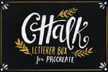 Chalk Letterer Box for Procreate