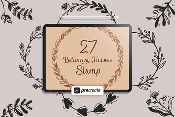 Procreate - Floral V.1 Stamps