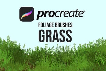 Procreate Foliage Brushes - Grass