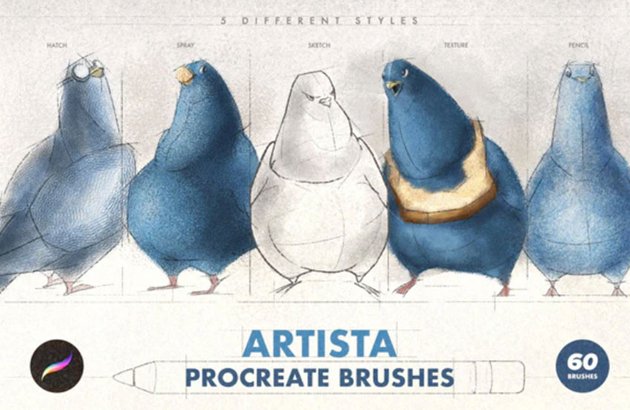 Artista Procreate Brushes