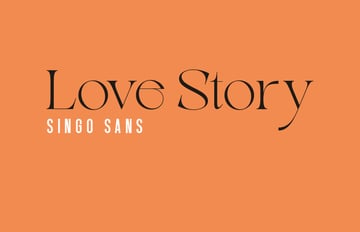 Font Family Combination: Love Story and Singo
