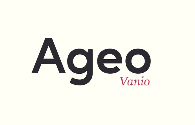 Font Family Combination: Vanio and Ageo
