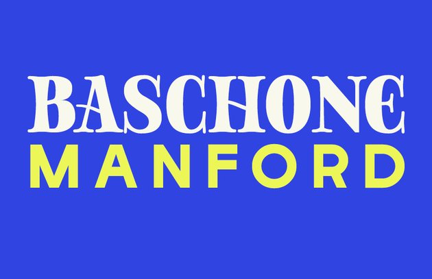 Font Family Combination: Baschone and Manford
