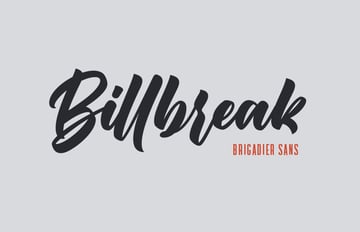 Best font pairings: Billbreak and Brigadier Sans