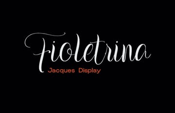 Best font pairings: Fioletrina and Jaques