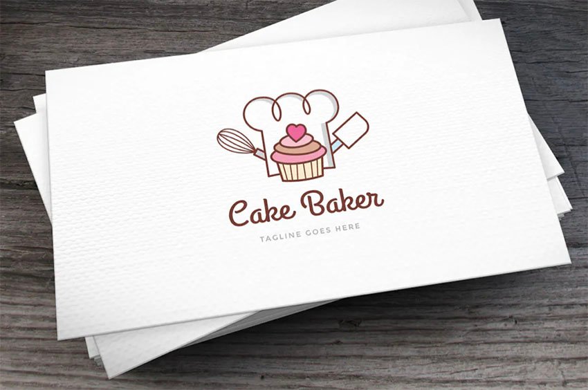Cake Baker Logo Template