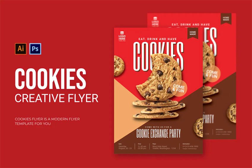 Cookies Flyer Design