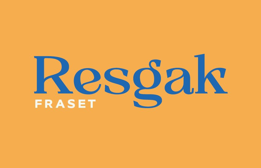Font Family Combination: Resgak and Fraset