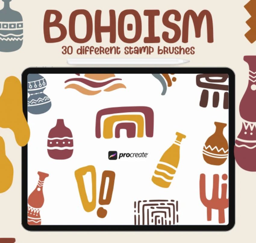 Good Bohoism - Procreate Stamp Brush
