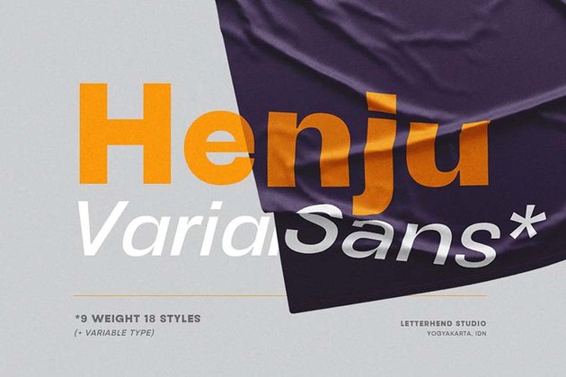 Eurostile similar font: Henju Sans
