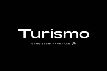Eurostile font similar: Turismo