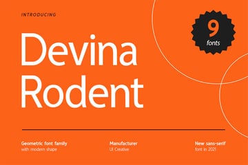 Devina Rodent Sans Serif Font Family