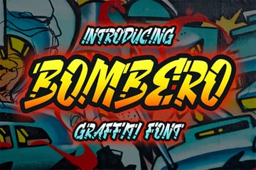 Bombero Graffiti Tattoo Font