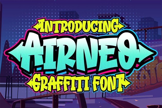 Airneo Graffiti Letter Tattoo Fonts