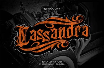 Cassandra Graffiti Tattoo Fonts Lettering