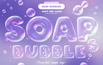 Soap Bubbles Photoshop Action