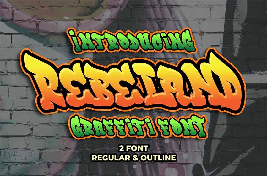 Rebeland - Graffiti Tattoo Lettering