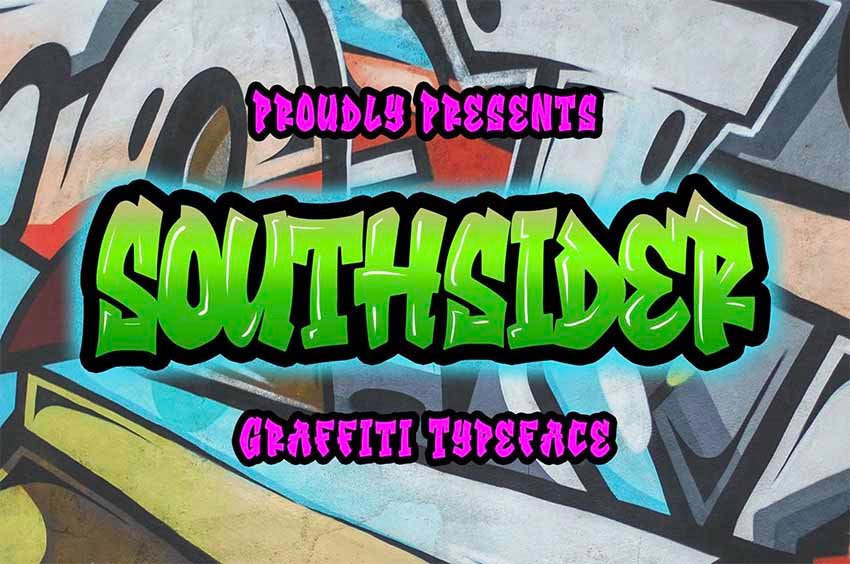 Southsider - Graffiti Font